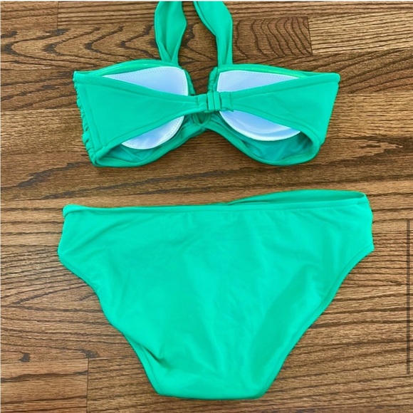 SEAFOLLY Goddess halter bandeau bikini top & twisted bikini bottoms - US4, AUS8 - Picture 7 of 7